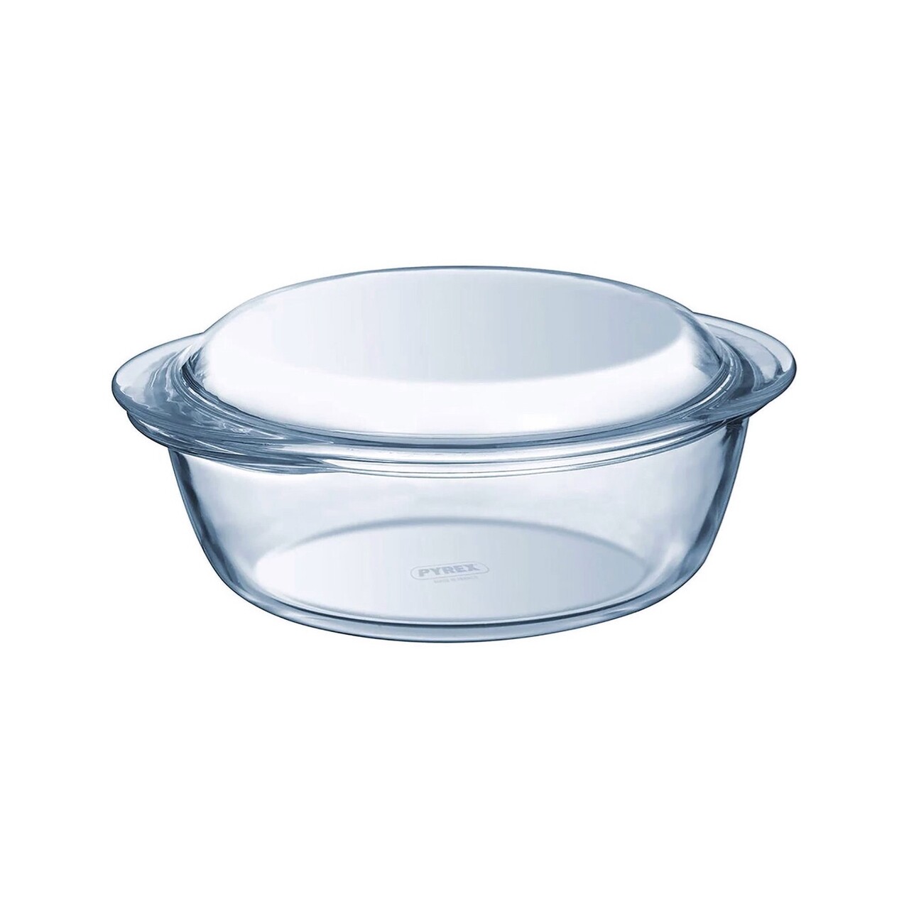 Vas rotund, din sticla termorezistenta, 2,2L + 0,8L, "4 in 1" - Pyrex - imagine 3